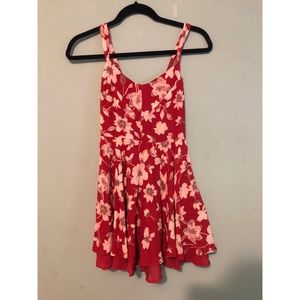 NWT Red floral dress